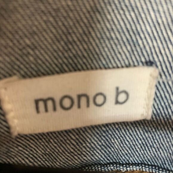 Mono B Distressed Denim Jacket - Picture 5 of 6